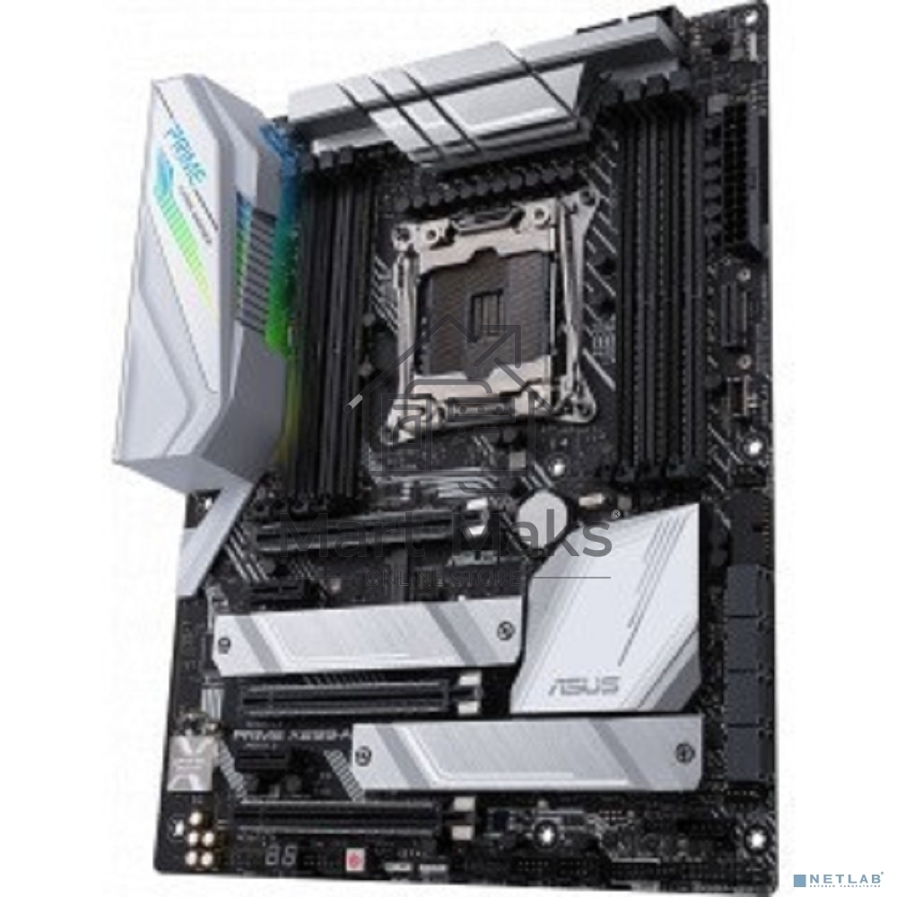 Материнская плата ASUS PRIME X299-A II, LGA 2066, Intel X299, 8xDDR4, 8xSATA, 3xM.2, 1xPCIe 3.0 x8, 2xPCIe 3.0 x16, 2xPCIe x1, 1x 1Gb LAN, 1xUSB 3.2 Gen 2, 2xUSB 3.2 Gen 1, 2xUSB 2.0, 5x3.5 мм, 7.1, ATX