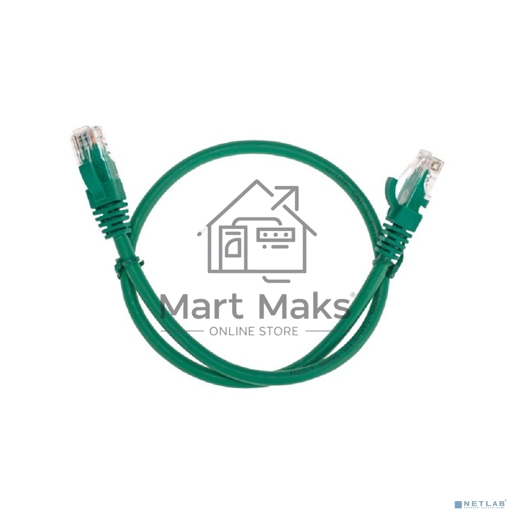 Патч-корд U/UTP Rexant категория 6, RJ45-RJ45, неэкранированный, 26AWG, LSZH, зеленый, 0.5 м