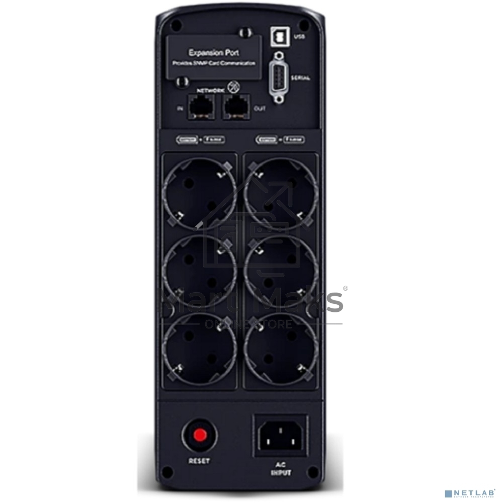 Источник бесперебойного питания Cyberpower CP1600EPFCLCD Line-Interactive 1600VA/100W USB/RS-232/RJ11/45 (6 EURO)