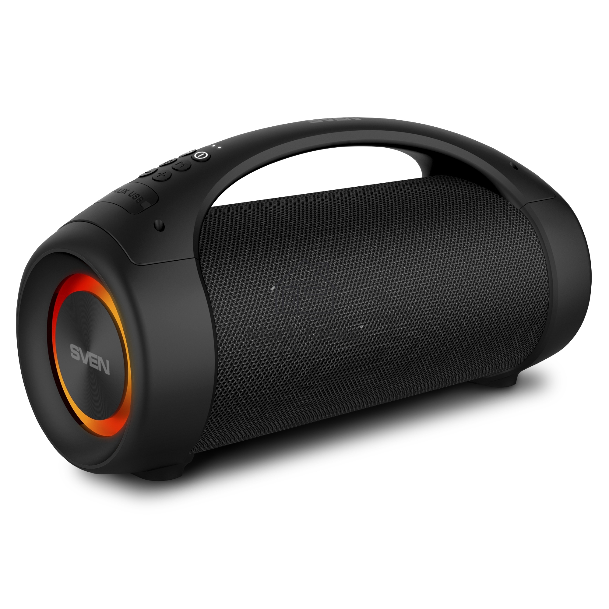 Колонки Sven 370 2.0 чёрные (2x2W, USB, RGB подсветка)