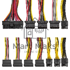 Блок питания серверный 600W ExeGate (RM-1U-600ADS) APFC,универсальный для 1U, 24pin/2x(4+4)pin, 5xSATA,4xIDE