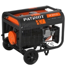 Электрогенератор бензиновый Patriot GP 3810LE, 3 кВт, 67 дБ, 49 кг