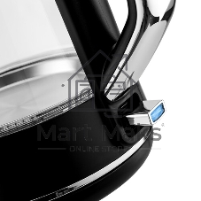 Электрочайник BRAYER BR6102 черный, 1.7 л, 2200 Вт, скрытый нагревательный элемент