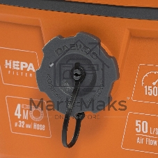 Строительный пылесос Daewoo DAVC 2000 Home 1500Вт (уборка: сухая/сбор воды/выдув) оранжевый