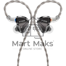 Гарнитура внутриканальные Fiio JH5 0.78м черный проводные крепление за ухом (80003493)