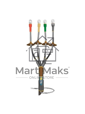 Муфта кабельная концевая наружной установки 1кВ КНТпН 4х(70-120мм) с болтовыми наконечниками Нева-Транс Комплект 22020097