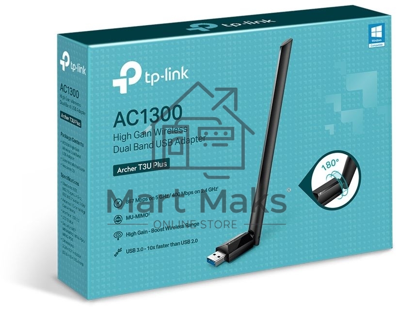 Адаптер TP-Link ARCHER T3U PLUS