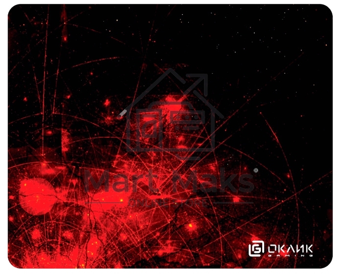 Коврик для мыши Oklick/Оклик OK-F0252 рисунок/красные частицы 250x200x3мм