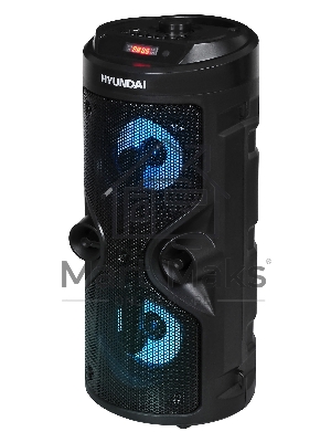 Минисистема Hyundai H-MC150 черный 50Вт/FM/USB/BT/SD/MMC