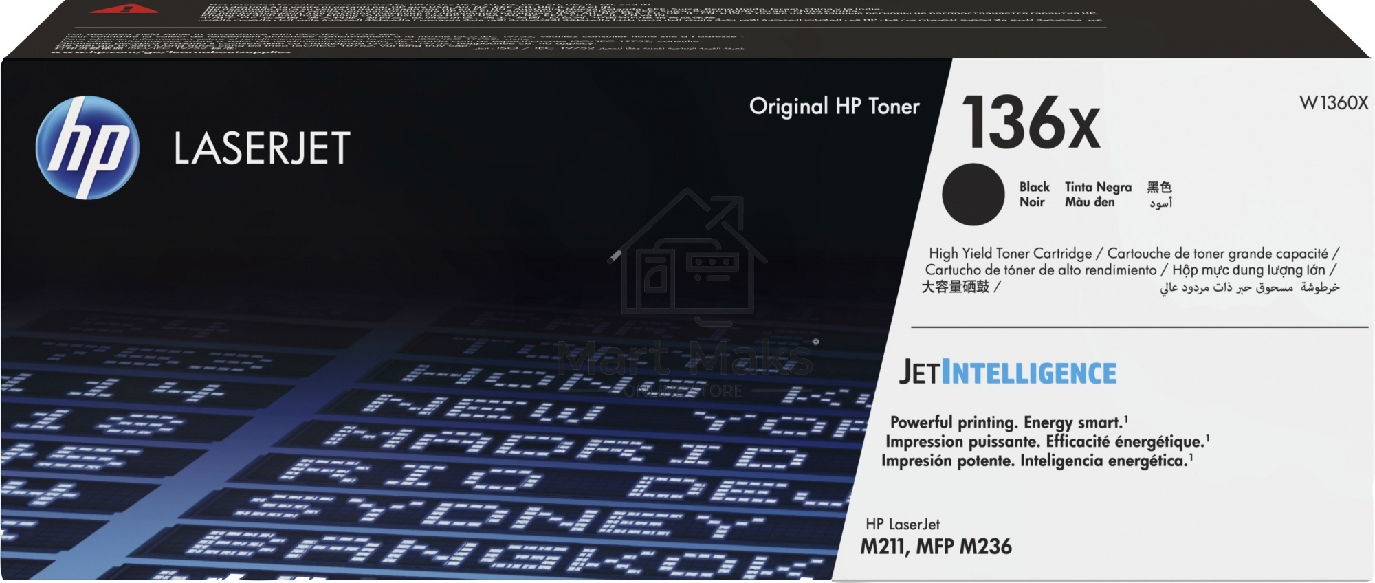 Картридж лазерный HP 136X Black Original LaserJet Toner Cartridge