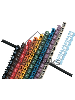 Маркер кабельный МКН комплект цифр 