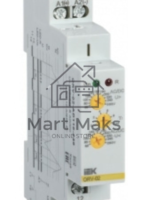 Реле повышения напряжения ORV 1ф 110-240В AC/DC ИЭК ORV-02-AD110-240