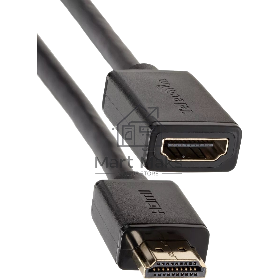 Кабель удлинительный HDMI-19M---HDMI-19F ver 2.0, 2m, TELECOM TCG235MF-2M