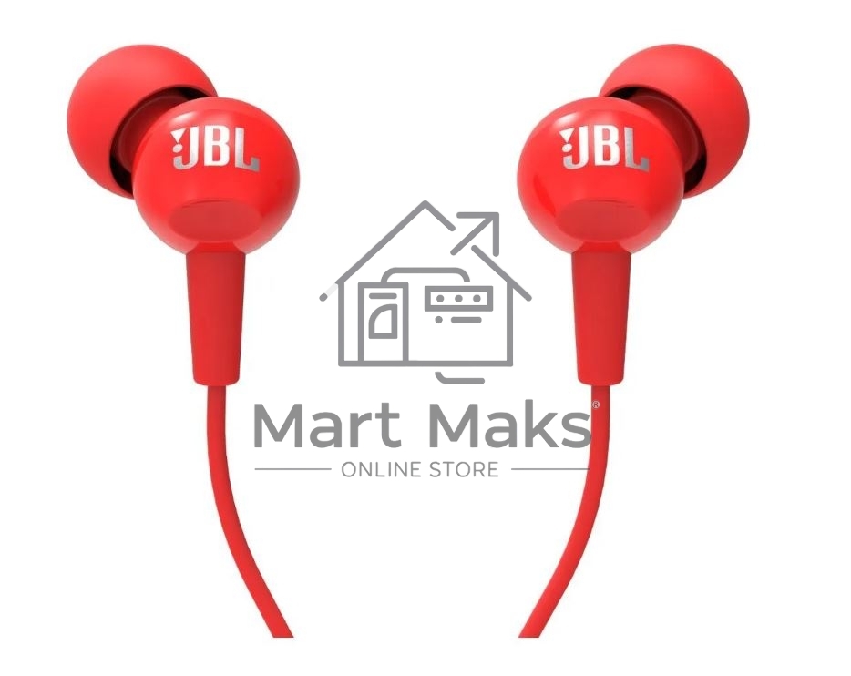 Наушники JBL Гарнитура C100si красный