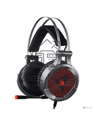 Наушники с микрофоном A4Tech G530 черный/серый 1.8м мониторы оголовье