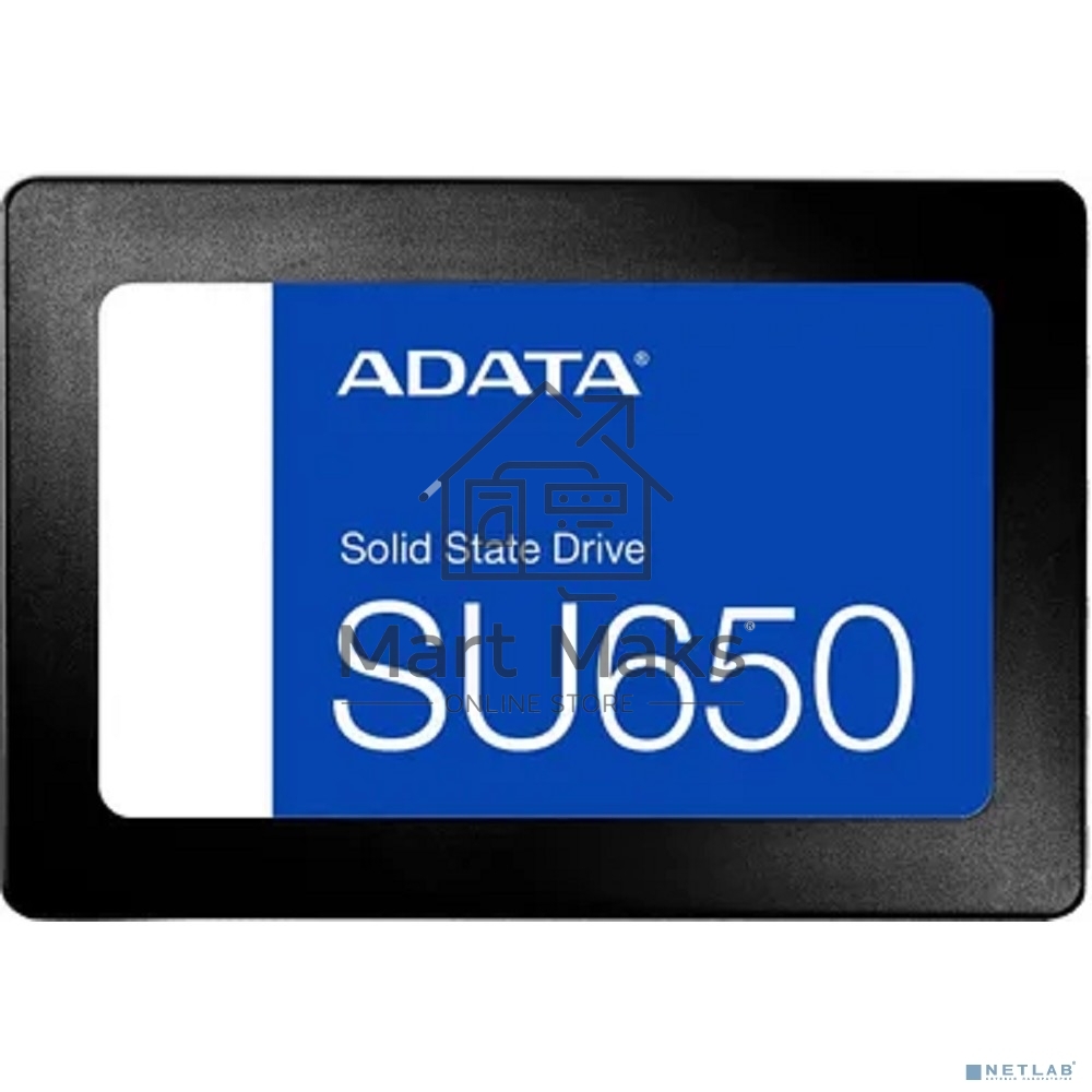 Накопитель SSD ADATA SU650, 512Gb, SATA III, 2.5