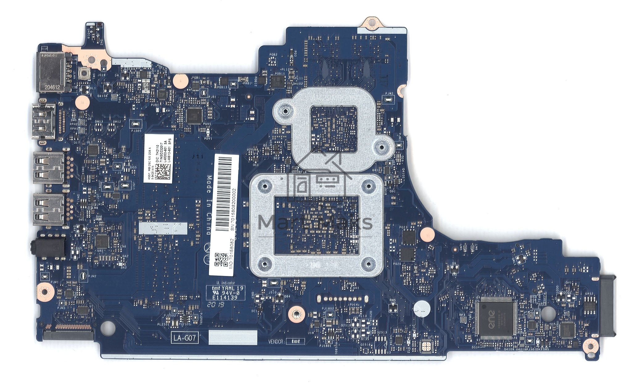 Материнская плата LA-G078P HP 255 G7 15T-DB 15-DB 15-DA 530 2GB A9-9425