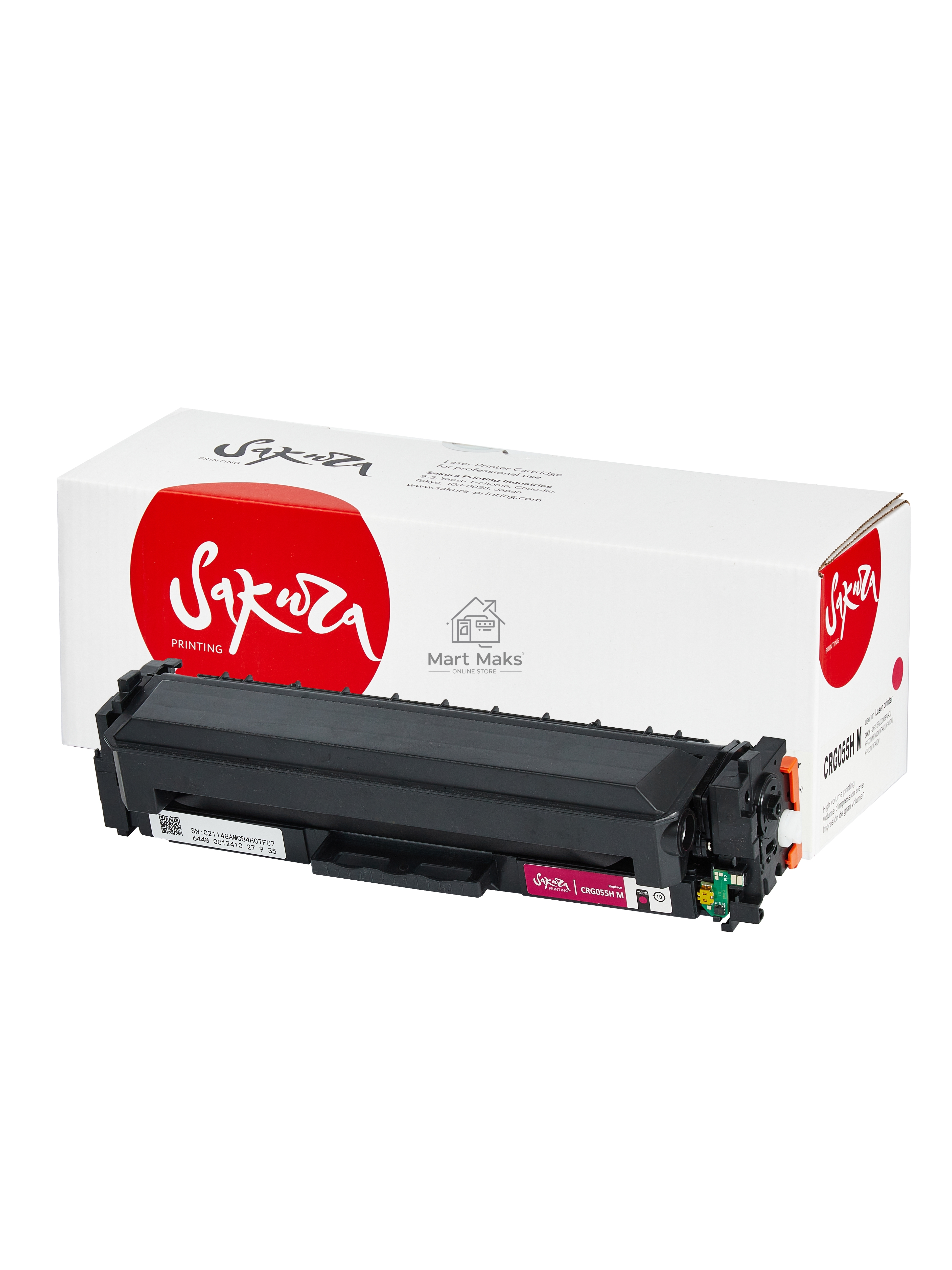 Картридж лазерный Sakura 055HM (3018C002) для Canon MF742/MF746CX/MF744CDW/LBP664CX/LBP663CDW/400M454DN/400M454DW/400M479DW/400M479FDN/400M479FDW, пурпурный, 5900 к. (чип без счетчика копий)