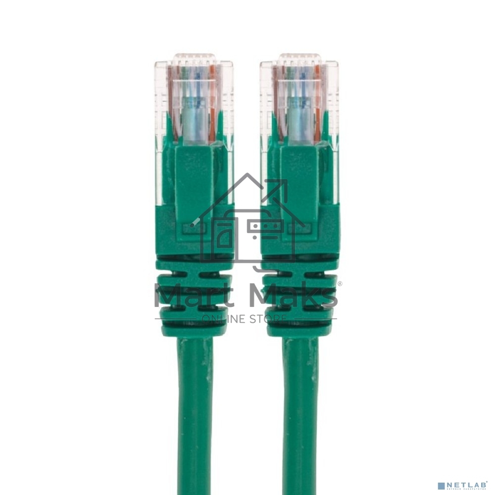 Патч-корд U/UTP Rexant категория 6, RJ45-RJ45, неэкранированный, 26AWG, LSZH, зеленый, 0.5 м