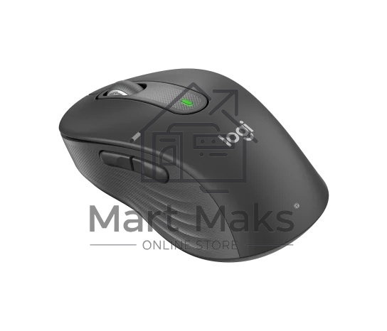 Мышь беспроводная Logitech Signature M650 графитовый, 4000 dpi, радиоканал, Bluetooth, USB, кнопки - 5