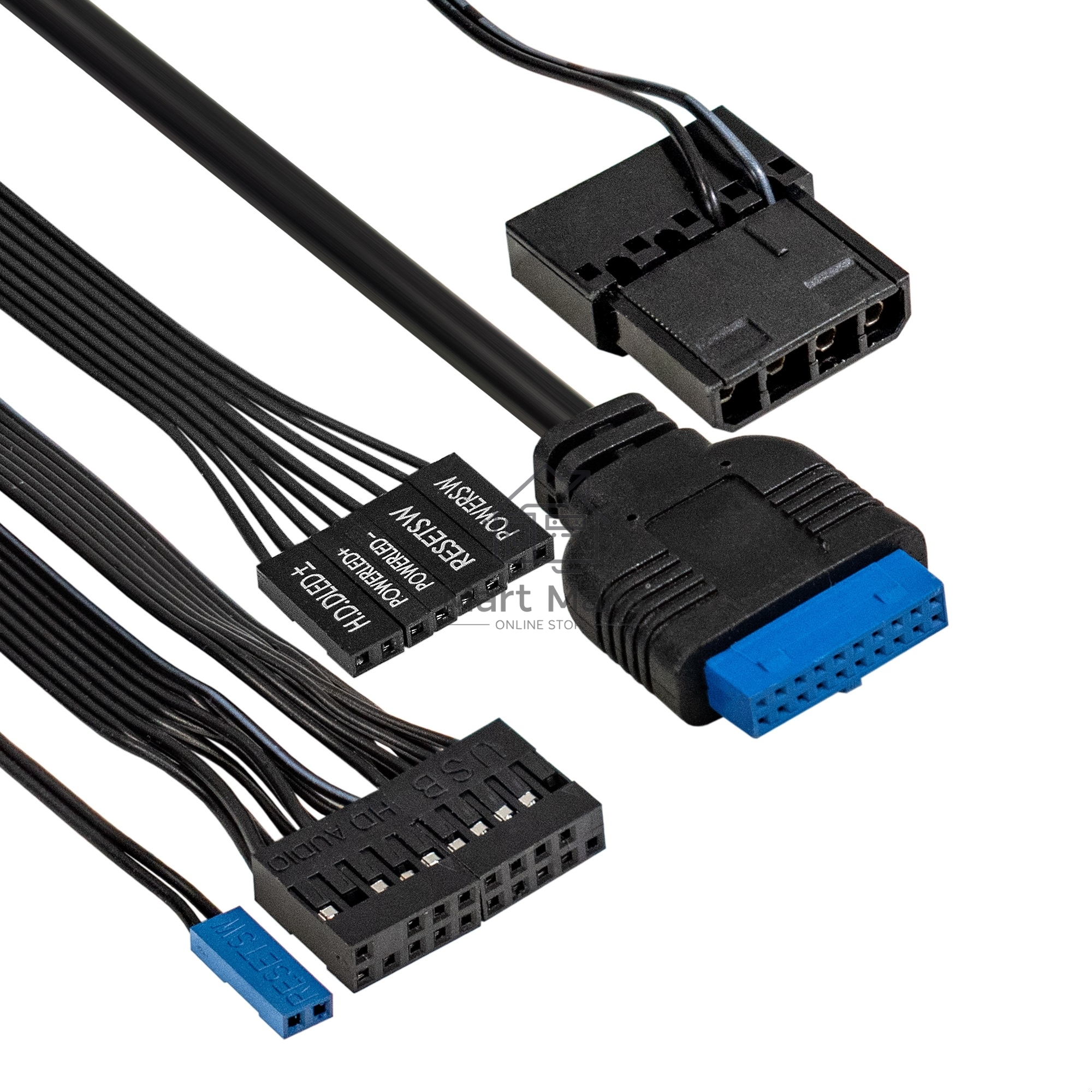 Компьютерный корпус Minitower ExeGate i3 SEA (mATX, без БП, 1*USB+1*USB3.0, HD аудио, черный, 1 вент. 12см с RGB подсветкой, передняя и боковая панели - закаленное стекло)