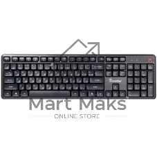 Комплект клавиатура+мышь Smartbuy 106AG беспроводной, USB, 1600 DPI, чёрный