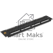 Патч-панель LANMASTER 48 портов, UTP, кат.6, 2U