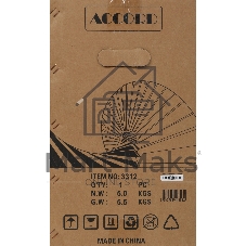 Компьютерный корпус Accord 3312 черный без БП ATX 2xUSB2.0 1xUSB3.0 audio bott PSU