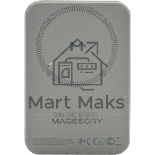 Мобильный аккумулятор Magssory PBN022 10000mAh QC4.0/PD3.0 15W 3A USB-C беспров.зар. титановый