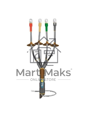 Муфта кабельная концевая наружной установки 1кВ КНТпН 4х(35-50мм) с болтовыми наконечниками Нева-Транс Комплект 22020096