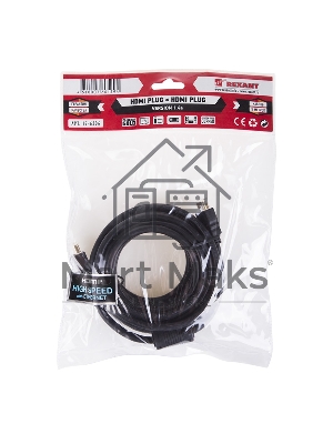 Кабель Rexant ШнурHDMI - HDMIgold5Мс фильтрами