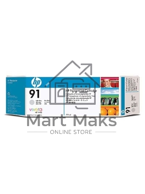 Картридж струйный HP №91 C9466A светло-серый для HP DJ Z6100 (775мл)