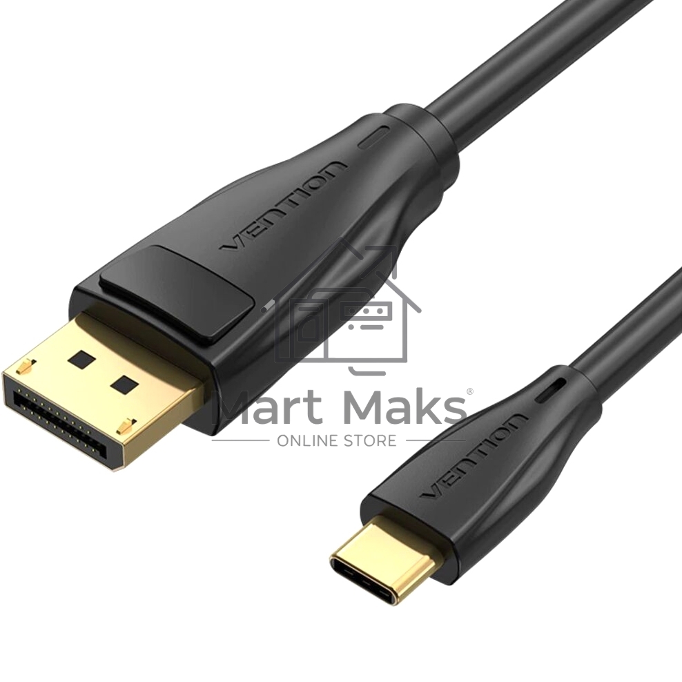 Кабель Vention USB-CM / DP M - 2 м.