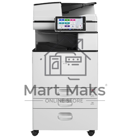 МФУ лазерный Ricoh IM 2500 (418832), A3, ч/б, печ. 25 стр/мин., скан. до 80 стр/мин., 1200 x 1200 dpi (печать) 600 x 600 dpi (скан.), USB, Ethernet