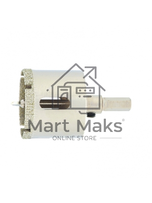 Сверло по керамической плитке и стеклу, 35 х 55 мм, 6 гр.хв-к, с центр. сверлом Сибртех