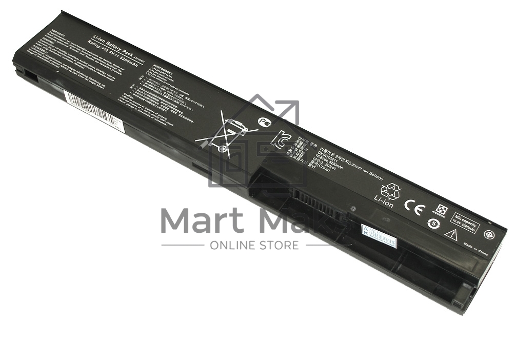 Аккумуляторная батарея для ноутбука Asus X401 (A32-X401) 5200mAh OEM черный