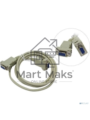 Кабель нуль-модемный ExeGate EX284952RUS RS-232 ExeGate EX-CC-134-1.8 (DB9F/DB9F, 1,8м)