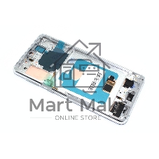 Дисплей для Samsung Galaxy S21 Plus 5G SM-G996B в сборе с тачскрином и рамкой (OLED) серебро