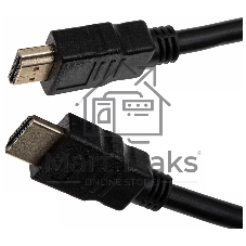 Кабель аудио-видео Cactus CS-HDMI.1.4-5 HDMI (m)/HDMI (m) 5м. позолоченные контакты черный