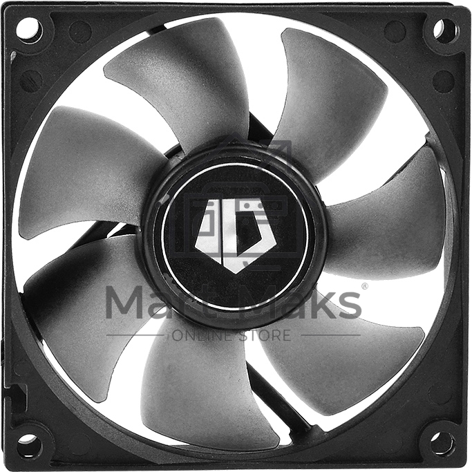 Вентилятор для корпуса ID-Cooling NO-8025-SD черный, 80 мм, 2000 об/мин, 21 дБ, 3 pin