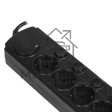 Сетевой фильтр Ippon BK-6-EU-5-10-B 5 м, 6 розеток, черный, коробка