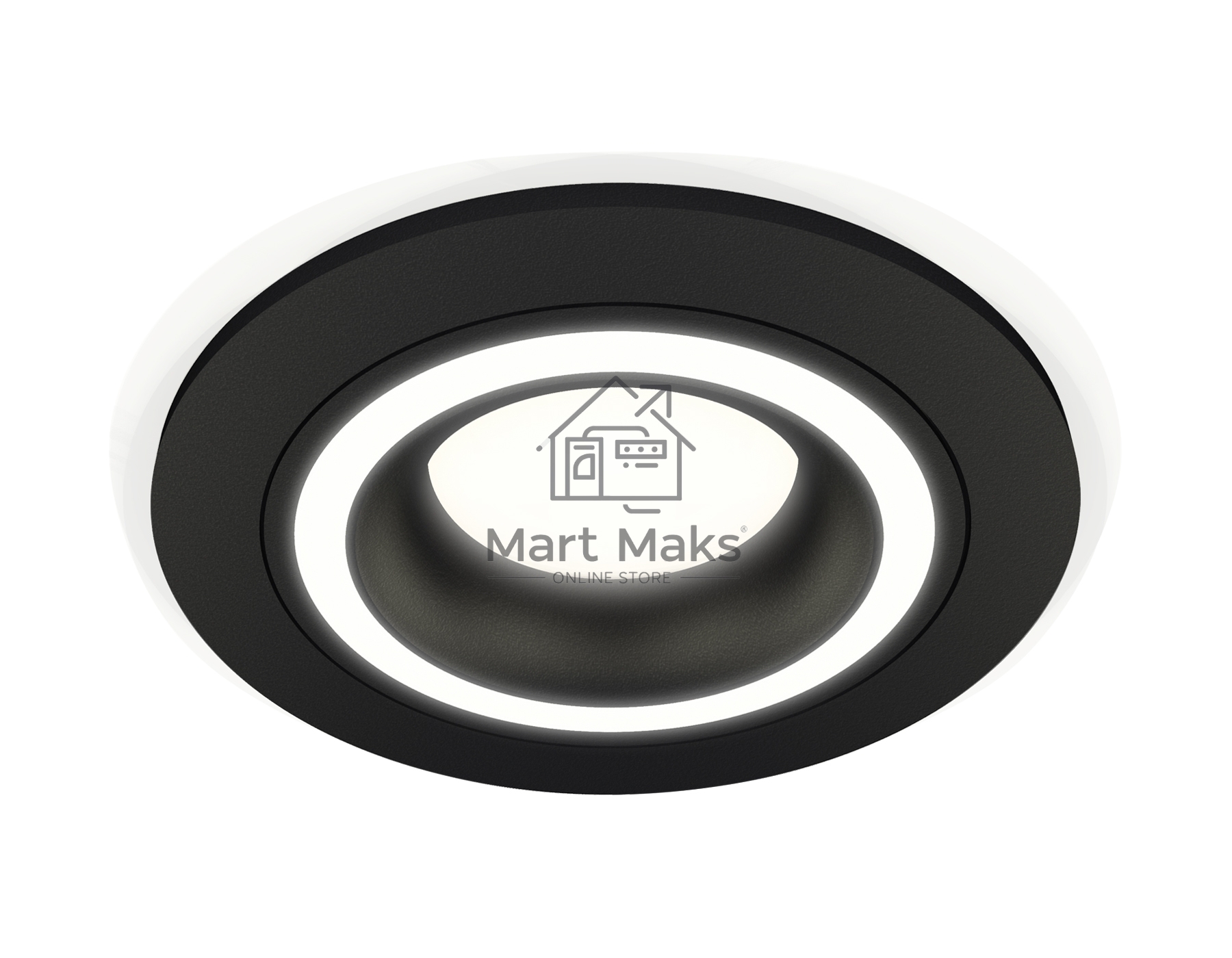 Комплект встраиваемого светильника Ambrella light XC7622040 SBK черный песок MR16 GU5.3 (C7622, N7111)