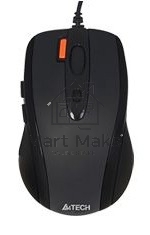 Мышь проводная A4Tech N-70FX черный, 1600 dpi, USB, кнопки - 7