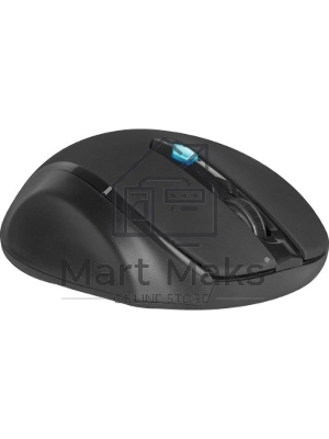 Мышь беспроводная Defender Ultra MM-315 черный, 1600 dpi, радиоканал, USB, кнопки - 6