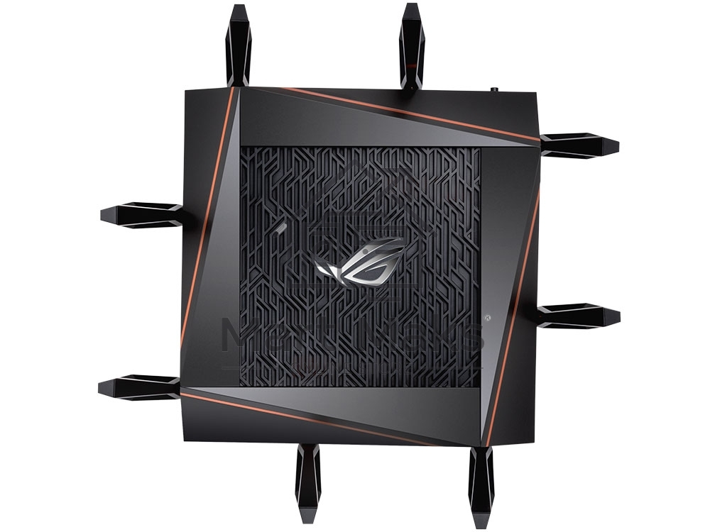 Маршрутизатор ASUS GT-AX11000 Tri-band WiFi 6(802.11ax) Gaming Router –World's first 10 Gigabit Wi-Fi router with a quad-core processor, 2.5G gaming port, DFS band, wtfast, Adaptive QoS, AiMesh for mesh wifi system