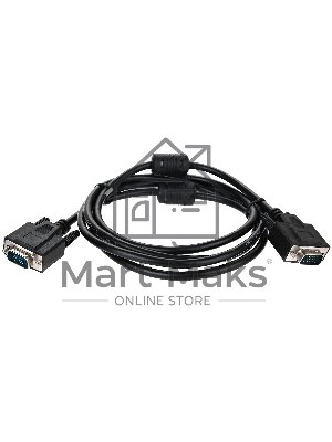 Кабель для монитора VGA (M) -) VGA (M), 1,5 м, TV-COM (QCG341AD-1.8M), ферритовые кольца