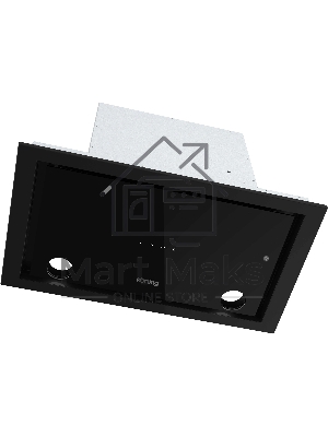 Вытяжка встраиваемая Korting KHI 6777 GN черный/черный, 52 см, 800 куб. м/ч, 52 дБ