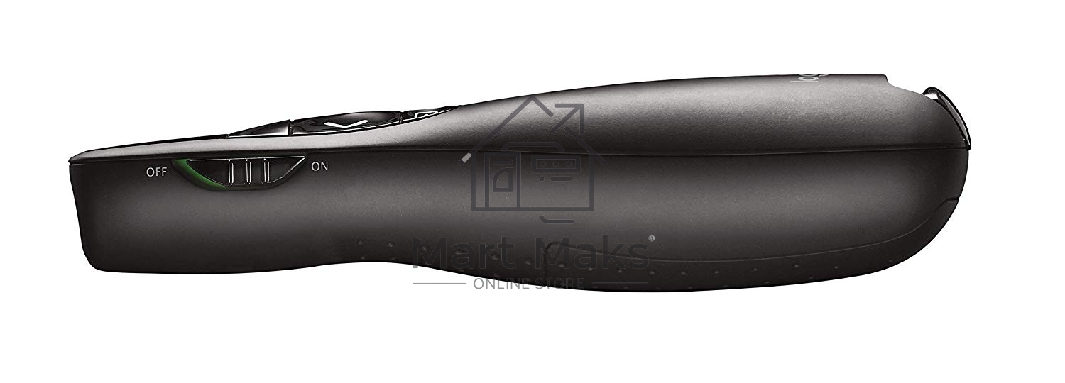 Презентер Logitech R400 черный, радиоканал, USB, кнопки - 5