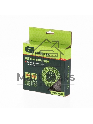 Щетка для УШМ СИБРТЕХ 100 мм, посадка 22,2 мм, плоская, витая проволока 746487