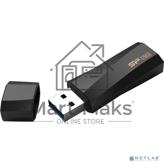 Флешка USB R/W Silicon Power R/W 128GB Blaze B07 Type-A USB 3.2 Gen 1, Black